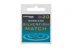 Крючки Drennan Silverfish Match Barbless 10шт.