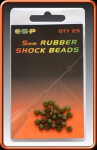 Бусины резиновые ESP Rubber Shock Beads (ChoddySilt 5mm D/ETRSB005CS)
