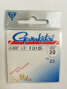 Крючки Gamakatsu LS-1010G цвет золото уп.25 шт.