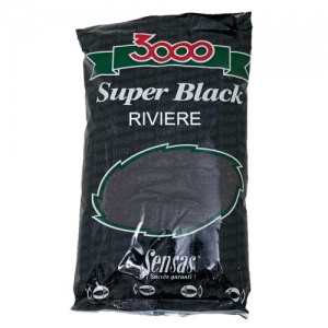 Прикормка Sensas 3000 Super Black (Riviere 1кг Река S/11612)