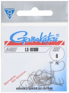 Крючки Gamakatsu LS-1810B цвет бронза уп.25 шт. (размер 08 N/146548-00800-00000)