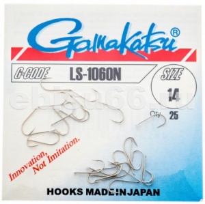 Крючки Gamakatsu LS-1060N цвет никель уп.25 шт.