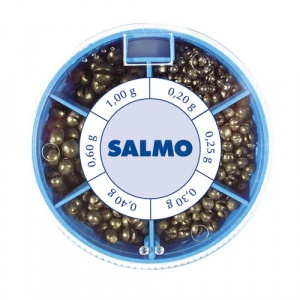 Набор дроби Salmo (6 секций от 0,2г до 1,0г) 