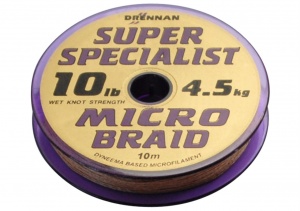 Поводковый материал Drennan Super Specialist Microbraid 10м