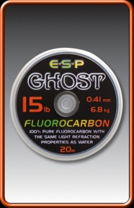 Поводковый материал флюорокарбоновый ESP Ghost Fluorocarbon 20м