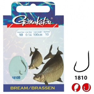 Готовый поводок Gamakatsu Bream / Brassen BKD-1810B 100см 