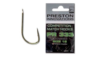 Крючки Preston Competition Match PR333 10 шт (размер 14 P/PRC333-14)
