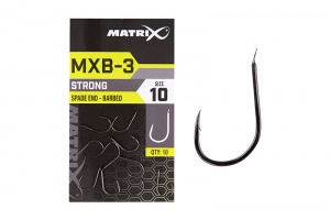 Крючки Matrix MXB-3 Barbed 10шт. (размер 12 F/GHK163)