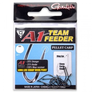 Крючки Gamakatsu A1 Team Feeder Pellet Carp 10шт. (размер 10 N/185079-01000-00000)