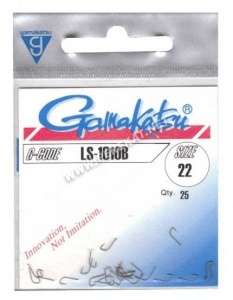 Крючки Gamakatsu LS-1010B цвет бронза уп.25 шт. (размер 16 N/146508-01600-00000)